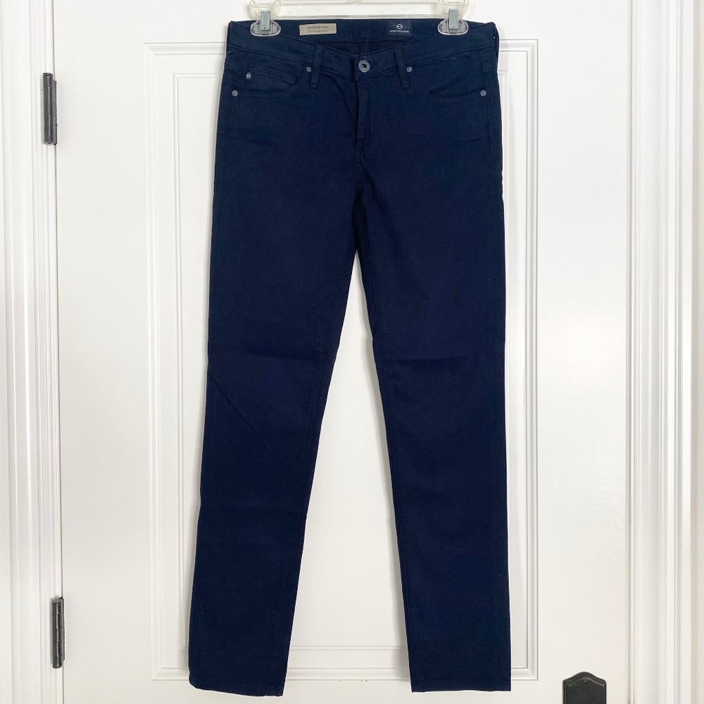 AG Steve Slim Straight Ankle Brushed Cotton Stretch Jeans - 26